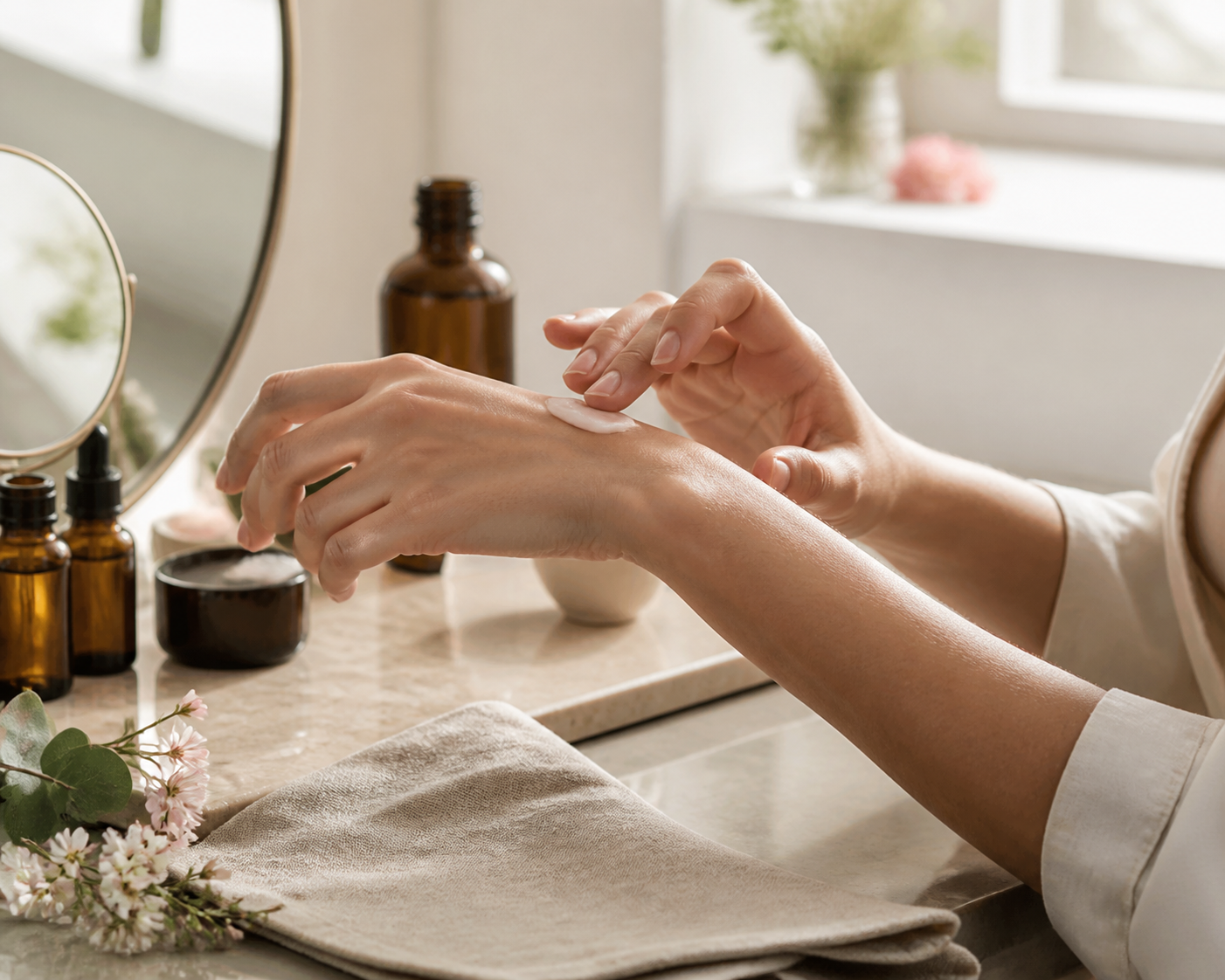 Routine de soins naturels pour le visage