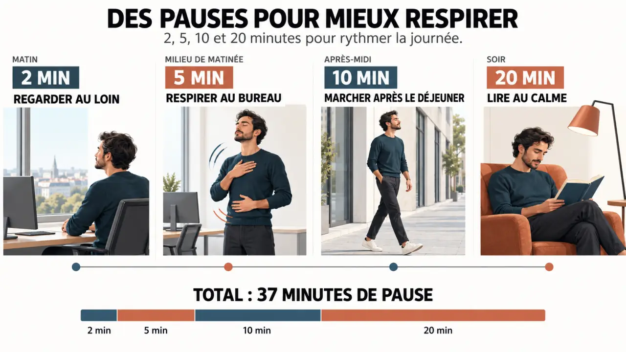 Comment intégrer une pause détente dans son planning bien-être selon le temps disponible
